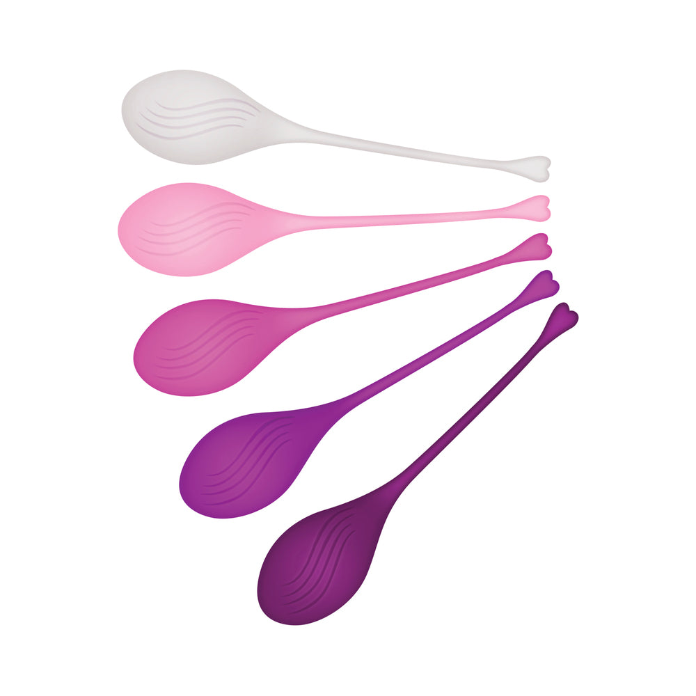 Evolved Tight & Delight 5 pc Weighted Kegel Ball Set - Assorted Colors