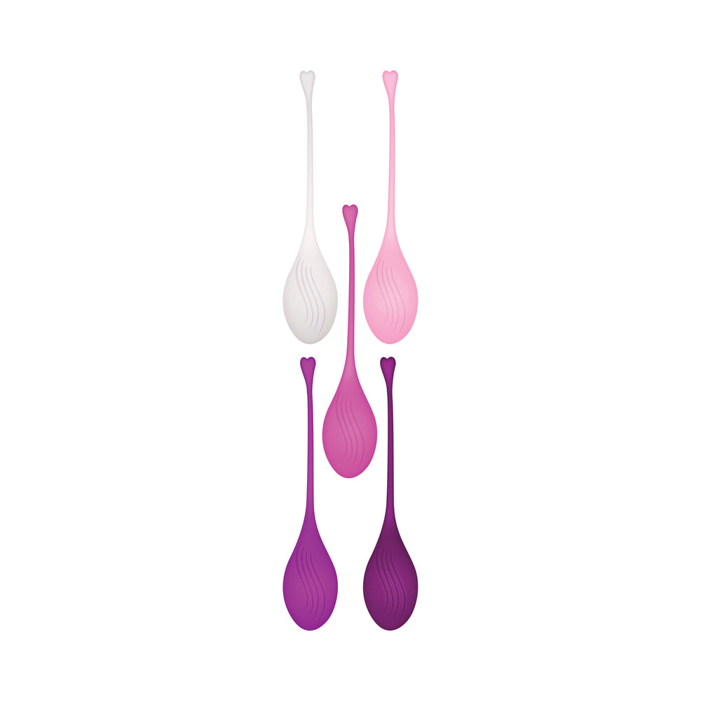 Evolved Tight & Delight 5 pc Weighted Kegel Ball Set - Assorted Colors