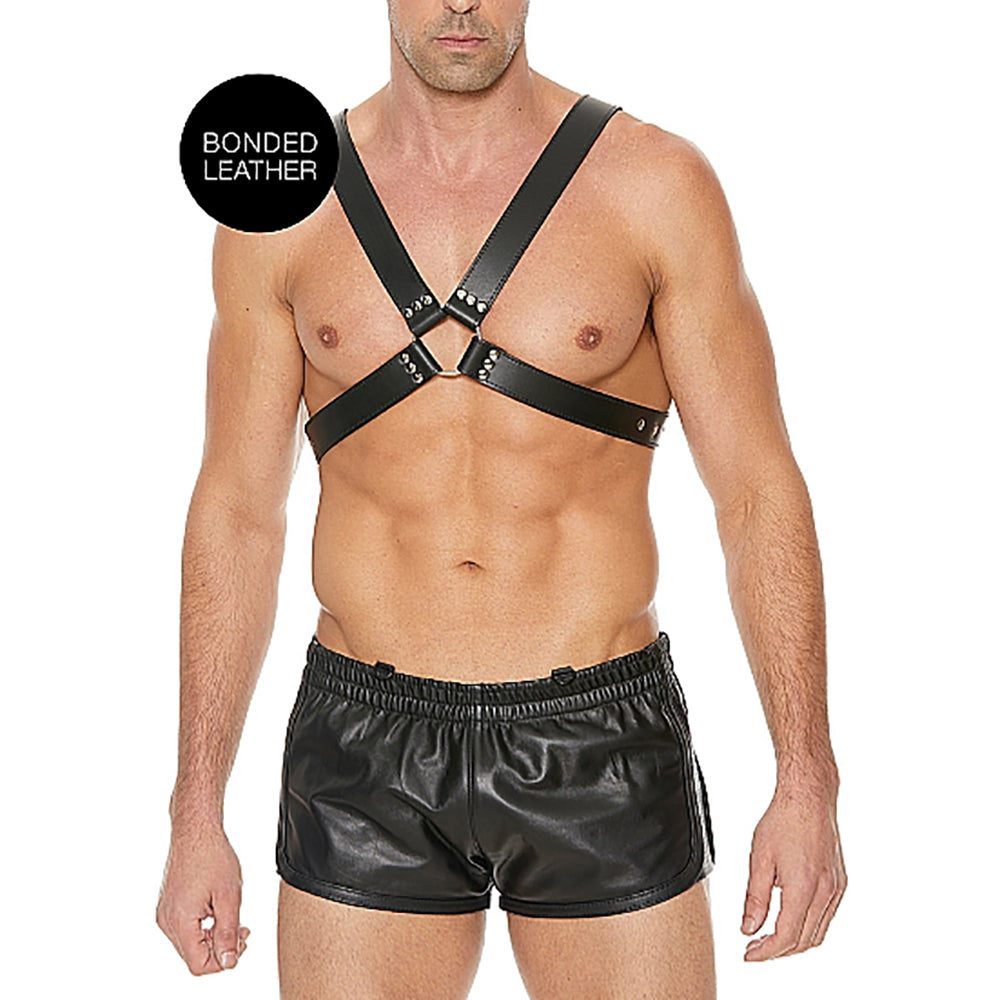 Ouch Harness Men Buckle Plain Os