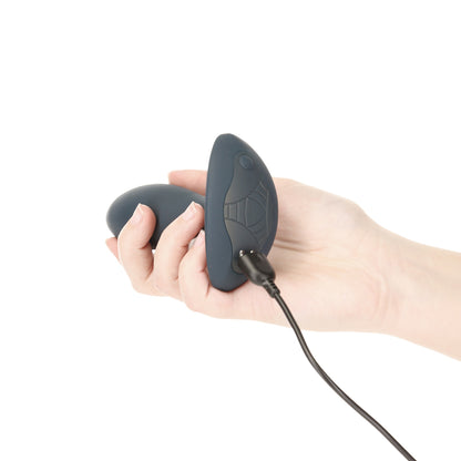 Lux Active Throb 4.5 In. Anal Pulsating Silicone Massager Black