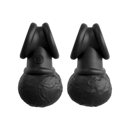 King Cock Elite The Crown Jewels Swinging Balls Weighted C-ring