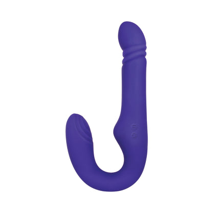 Adam & Eve Eve's Ultimate Thrusting Strapless Strap On - Purple