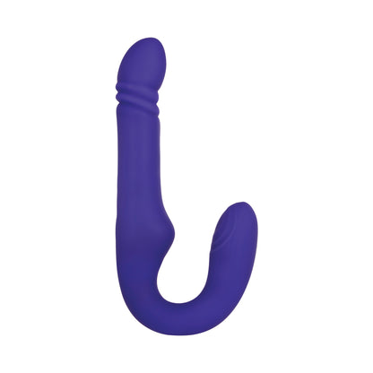 Adam & Eve Eve's Ultimate Thrusting Strapless Strap On - Purple