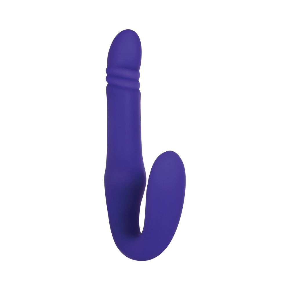 Adam & Eve Eve's Ultimate Thrusting Strapless Strap On - Purple