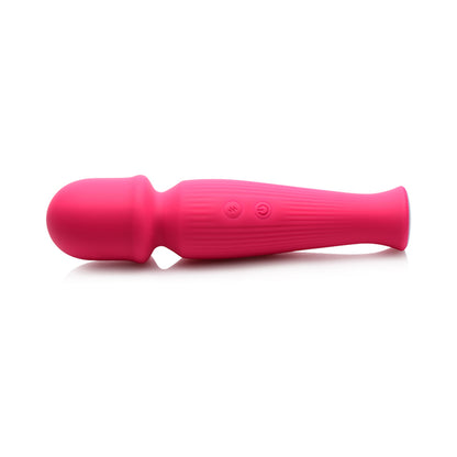 Curve Novelties Gossip Silicone Vibrating Wand 10x - Magenta