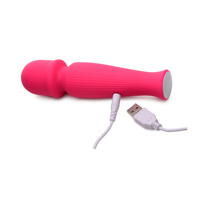 Curve Novelties Gossip Silicone Vibrating Wand 10x - Magenta
