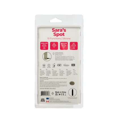 Sara's Spot Rechargeable Bullet With Removable G-spot Sleeve Pink