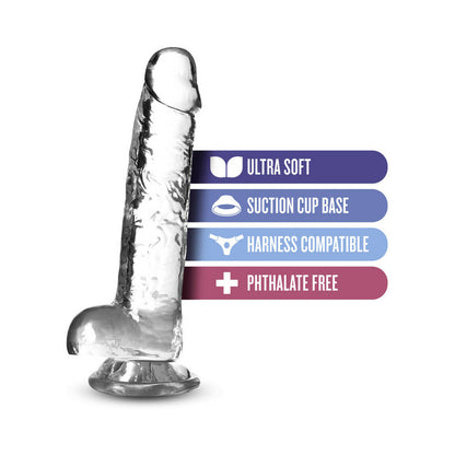 Naturally Yours Crystalline Dildo 7 In. Diamond