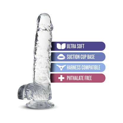 Naturally Yours Crystalline Dildo 6 In. Diamond