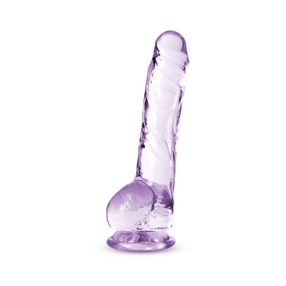 Naturally Yours Crystalline Dildo 8 In. Amethyst