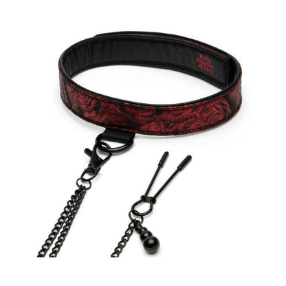 Fifty Shades of Grey Sweet Anticipation Collar Nipple Clamps