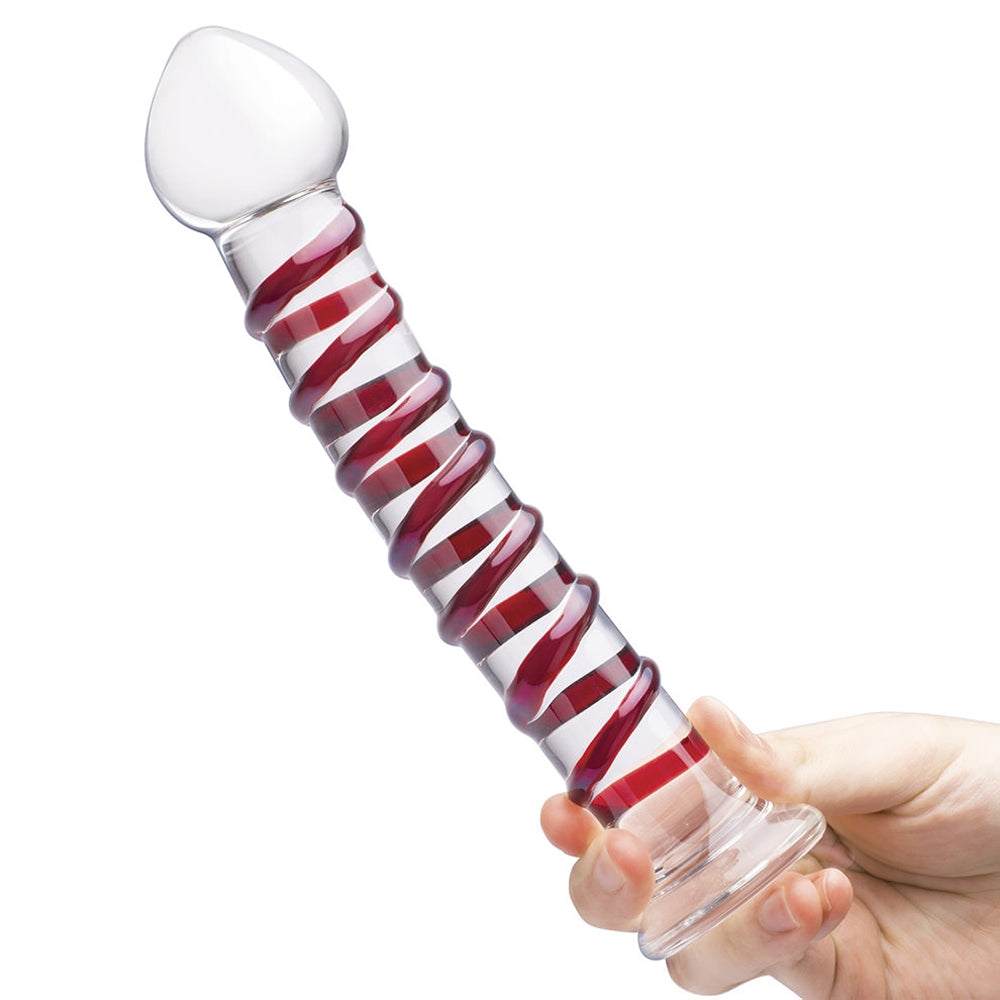 Glas Mr. Swirly Dildo 10 In.