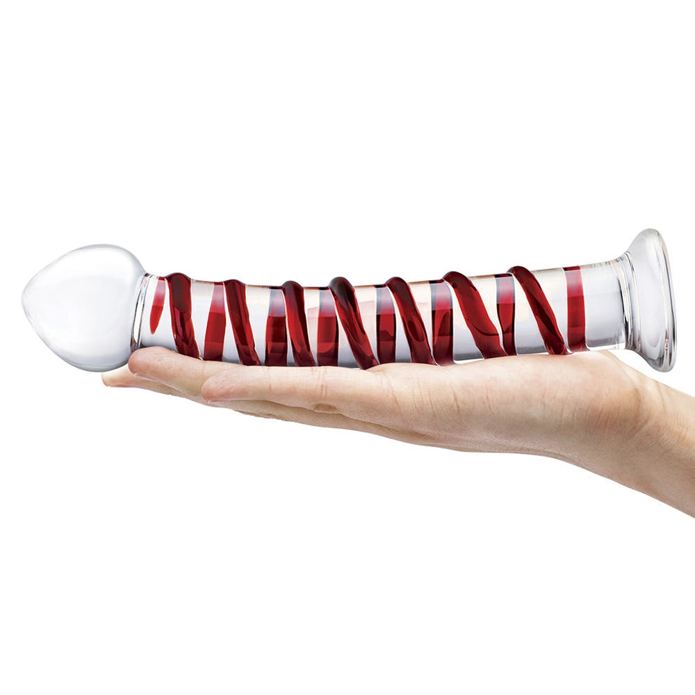 Glas Mr. Swirly Dildo 10 In.