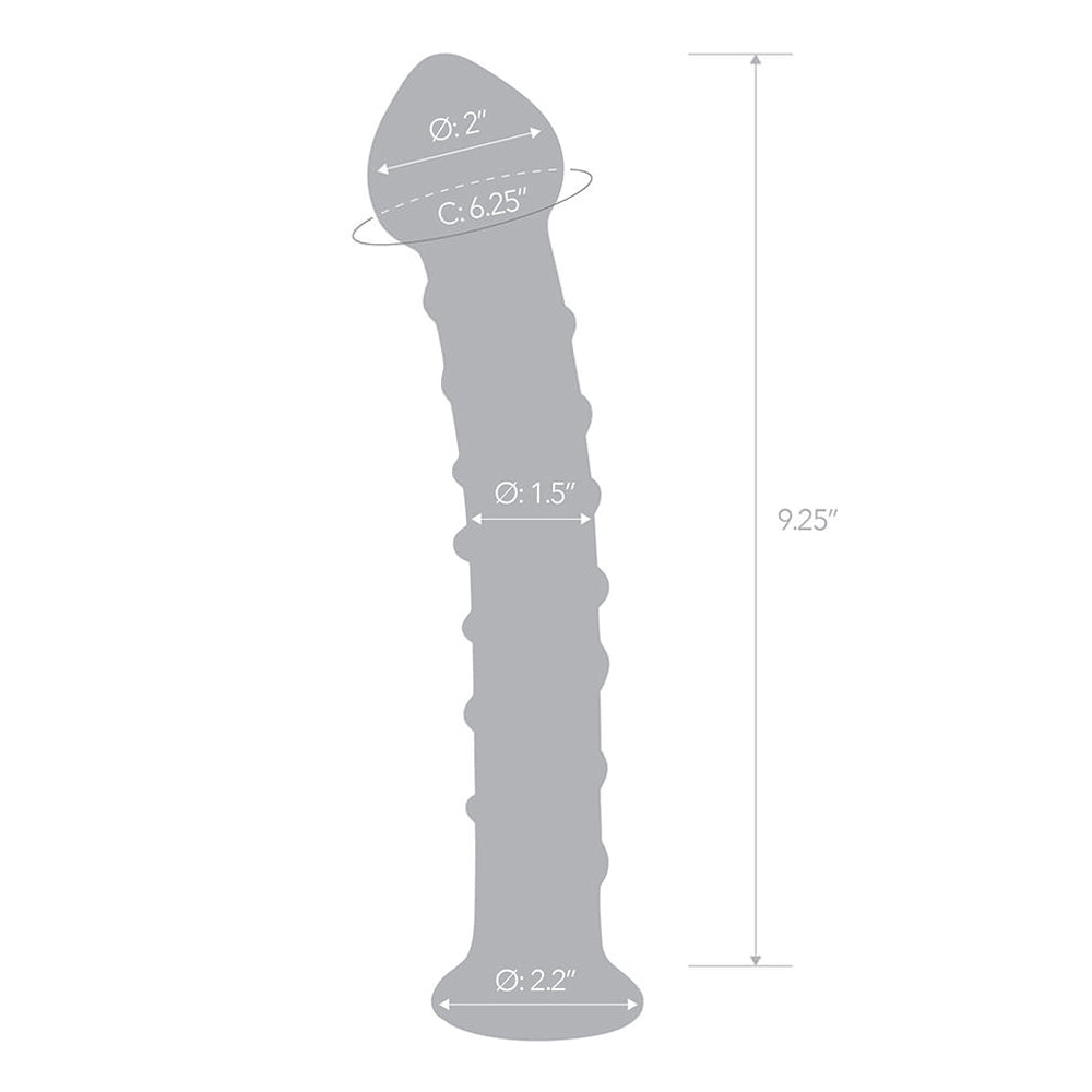 Glas Mr. Swirly Dildo 10 In.