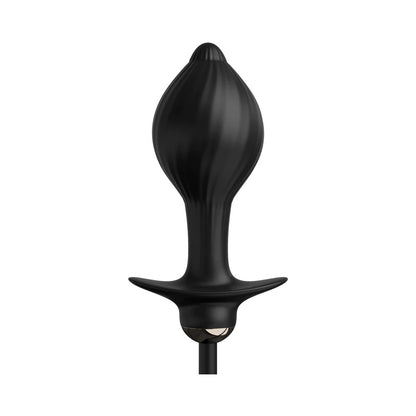Anal Fantasy Elite Collection Auto Throb Inflatable Vibrating Plug - Black