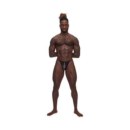 Mp Landing Strip Micro Thong Black S/m