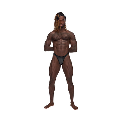 Mp Barely There Bong Thong Black L/xl
