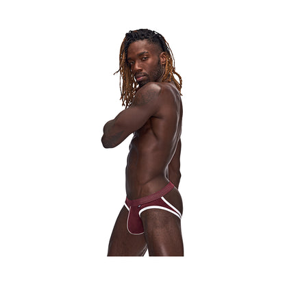 Mp Sport Mesh Sport Jock Burgundy L/xl