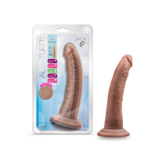 Au Naturel - Jack - 7 Inch Dildo - Mocha