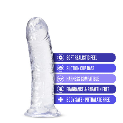 B Yours Plus Roar 'n' Ride Dildo Clear