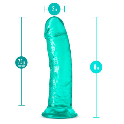 B Yours Plus Roar 'n' Ride Dildo Teal