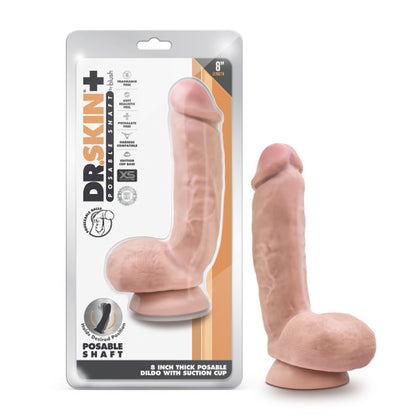 Dr.Skin Plus Thi Pos Dildo W/Squ Bal 8 V