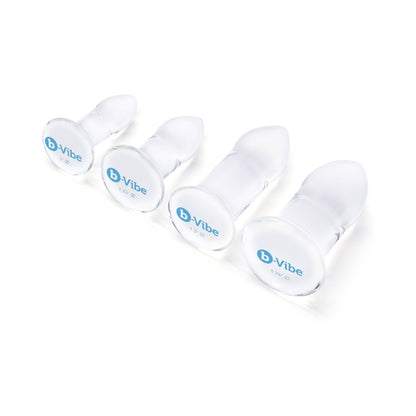 b-Vibe Glass Anal Dilator 4 pc Set