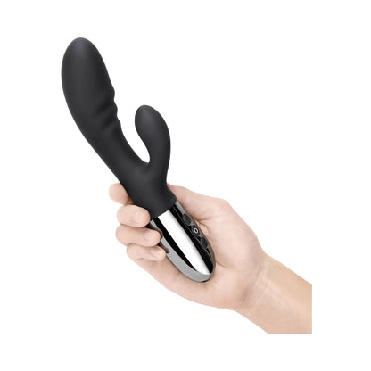 Le Wand Blend Double-motor Rabbit Rechargeable Vibrator Black