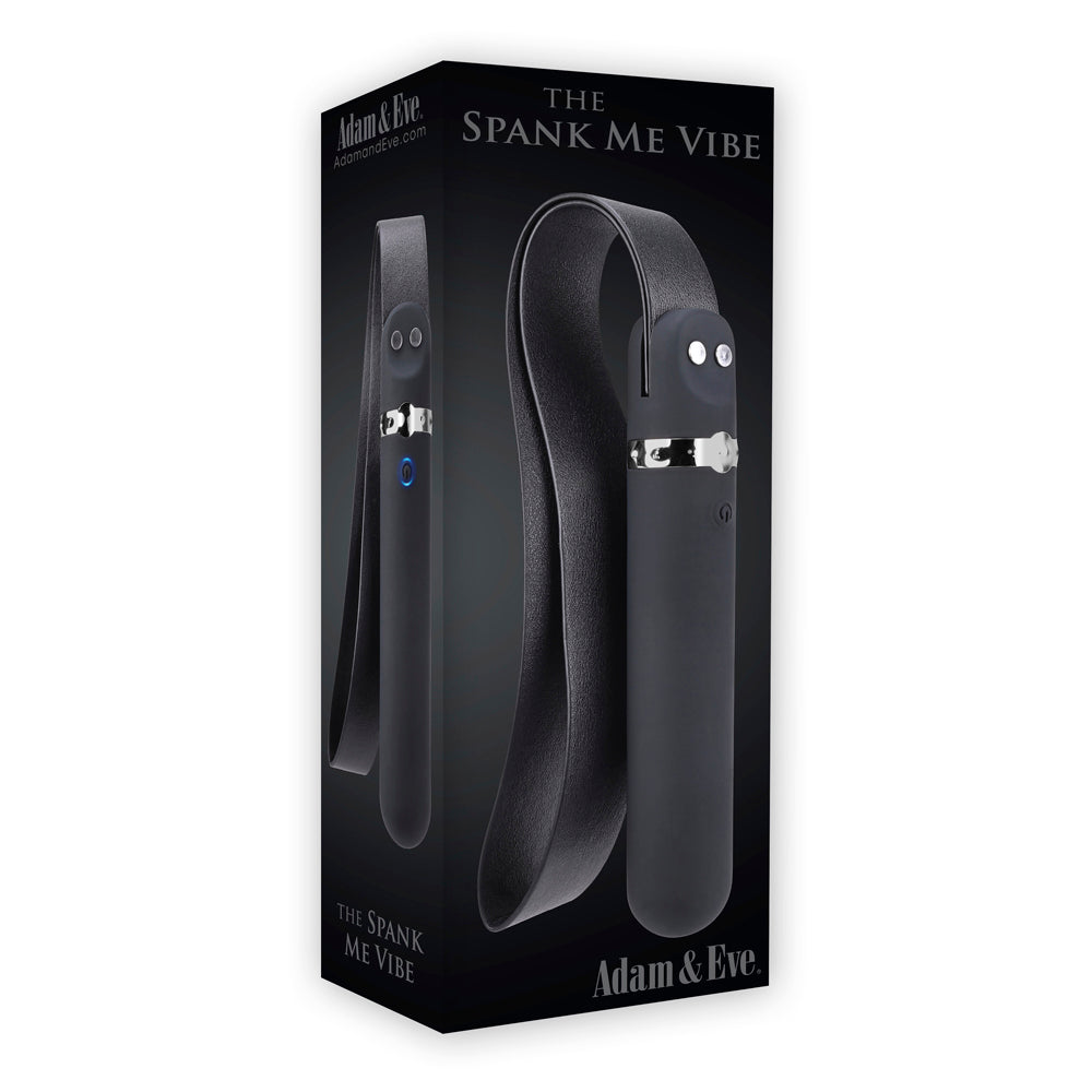 Adam & Eve Spank Me Vibe - Black