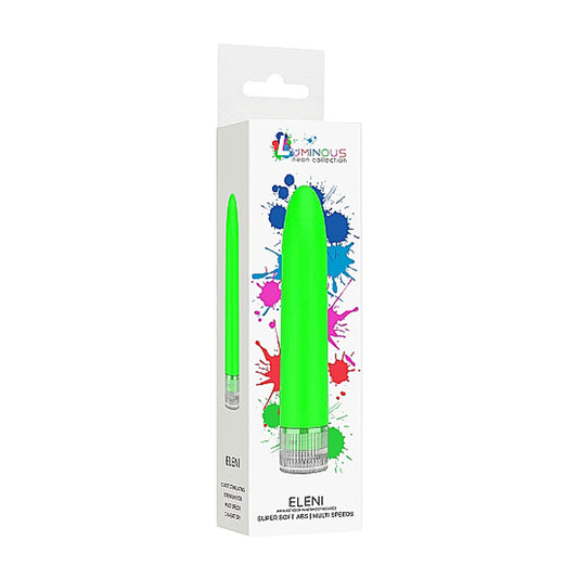 Luminous Eleni Super-soft Abs Multi-speed Vibrator Green