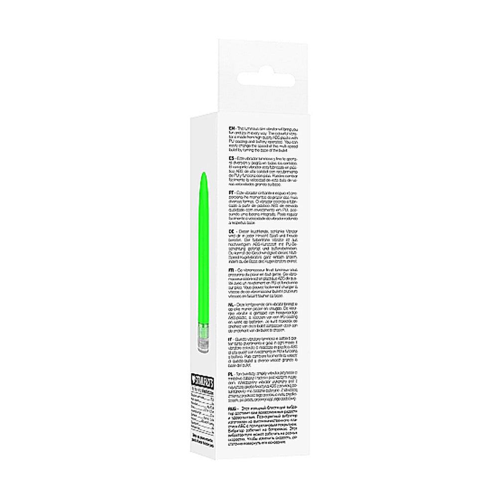 Luminous Eleni Super-soft Abs Multi-speed Vibrator Green