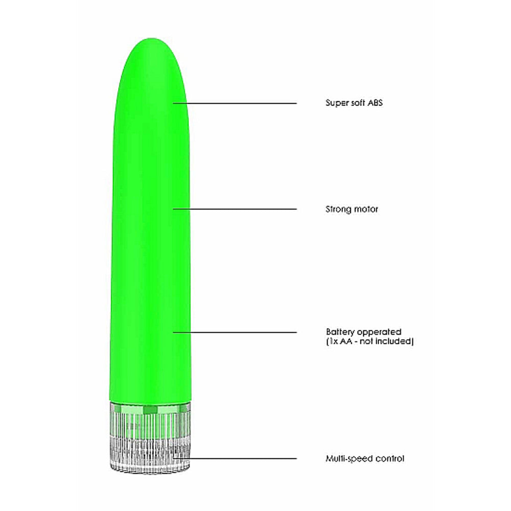 Luminous Eleni Super-soft Abs Multi-speed Vibrator Green