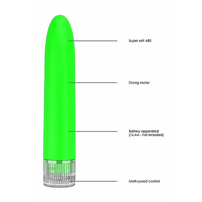 Luminous Eleni Super-soft Abs Multi-speed Vibrator Green