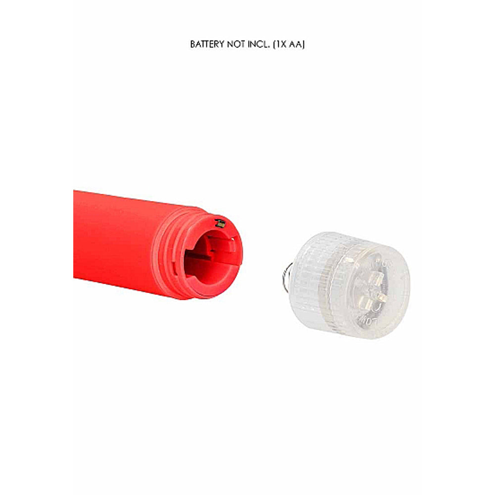 Luminous Eleni Super-soft Abs Multi-speed Vibrator Red