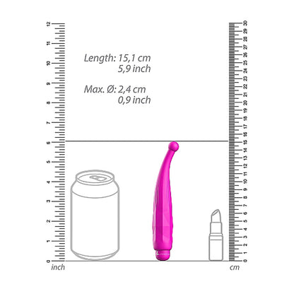 Luminous Lyra Abs Bullet With Silicone Sleeve 10 Speeds Fuchsia