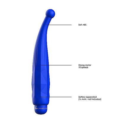 Luminous Lyra Abs Bullet With Silicone Sleeve 10 Speeds Royal Blue