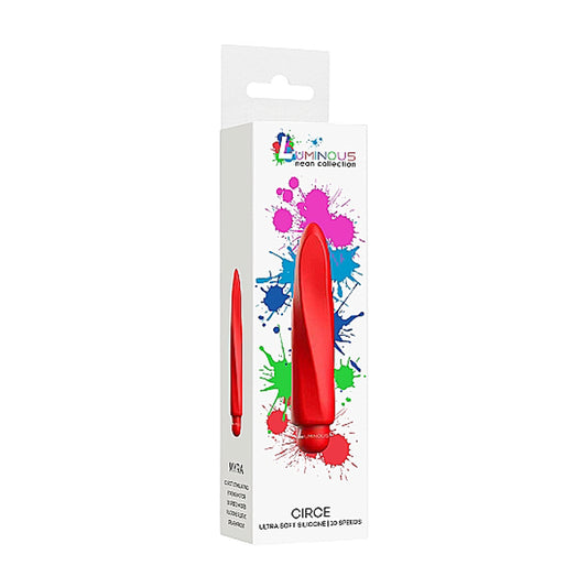 Luminous Myra Abs Bullet With Silicone Sleeve 10 Speeds Red