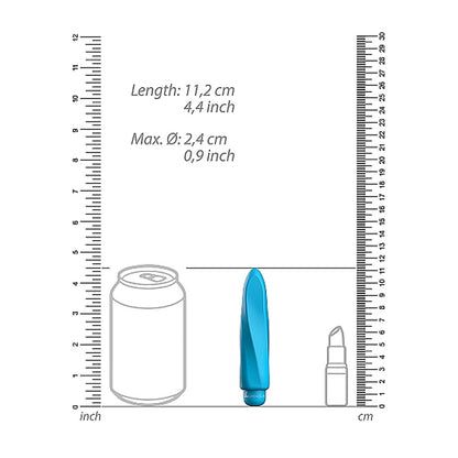 Luminous Myra Abs Bullet With Silicone Sleeve 10 Speeds Turquoise