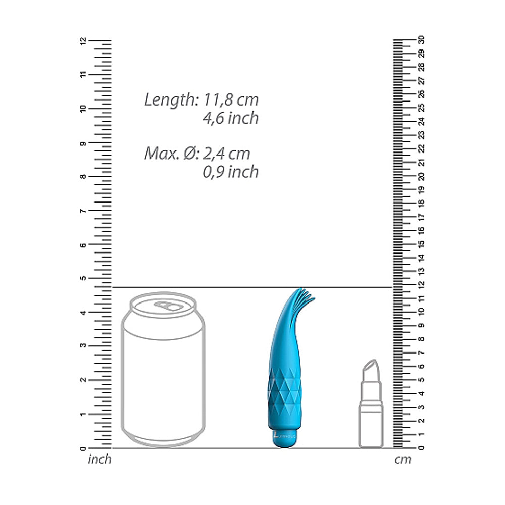 Luminous Zoe Abs Bullet With Silicone Sleeve 10 Speeds Turquoise