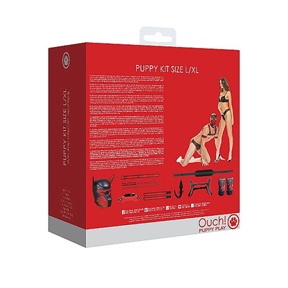 Puppy Play Neoprene Puppy Kit L/xl Red