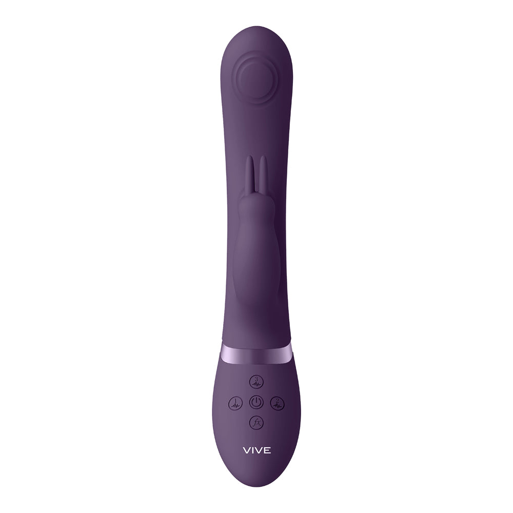 Vive May Dual Pulse-wave & Vibrating C-spot & G-spot Rabbit  Purple