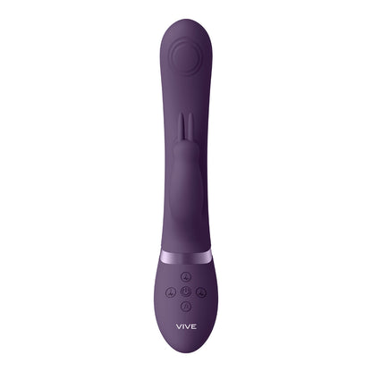 Vive May Dual Pulse-wave & Vibrating C-spot & G-spot Rabbit  Purple