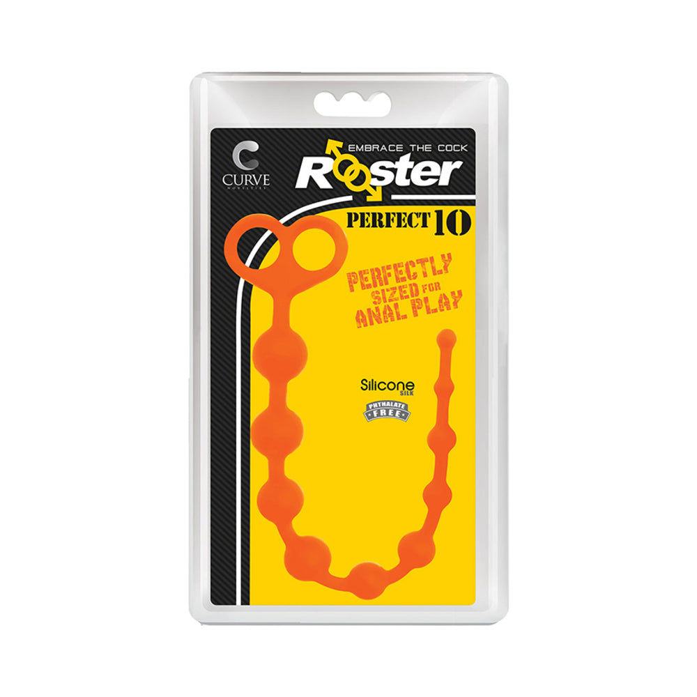 Rooster Perfect 10 Anal Plug Orange