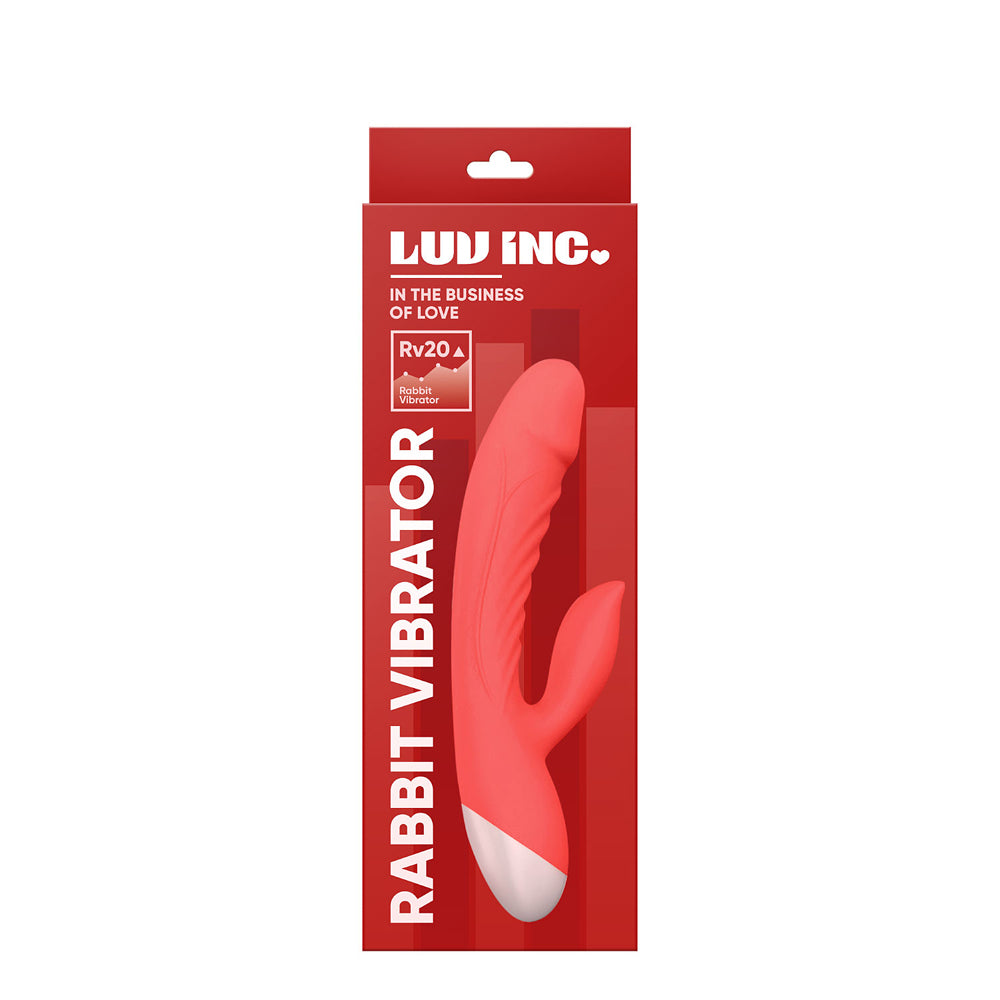Luv Inc Rv20 Rabbit Vibrator Coral