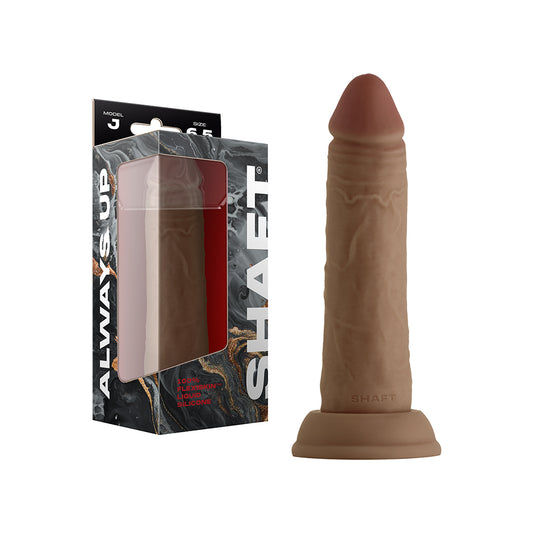 Shaft Model J Liquid Silicone Dong 6.5 In. Oak