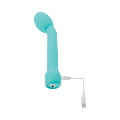 Adam & Eve G-Gasm Delight Rechargeable Silicone G Spot Vibe - Teal