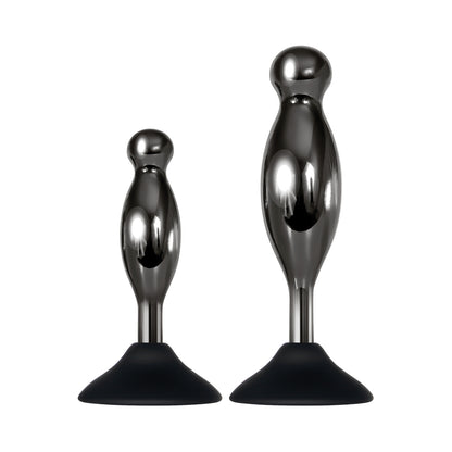Evolved Joy Sticks 2 pc Plug Set - Black/Chrome
