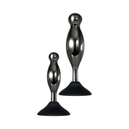 Evolved Joy Sticks 2 pc Plug Set - Black/Chrome