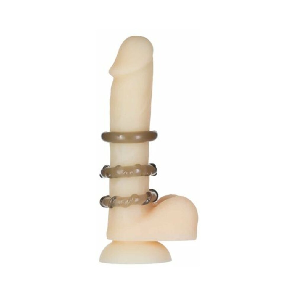 Got Big Dick Cockring 3-pack Smoke