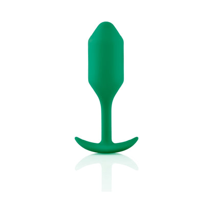 b-Vibe Weighted Snug Plug 2 - 114 g Green